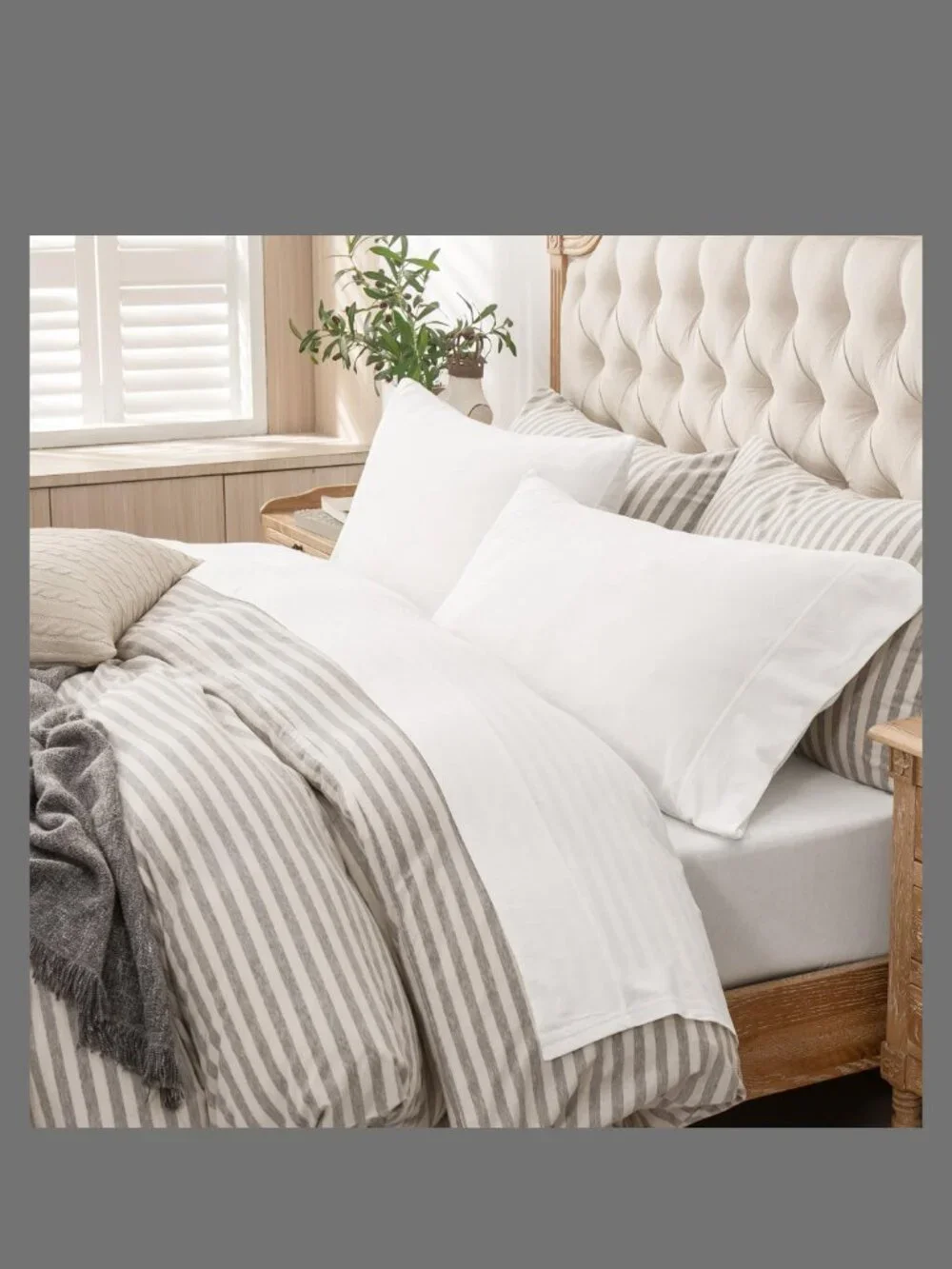 Cotton bed sheets, jersey cotton sheets, bed sheets, King bed sheets.